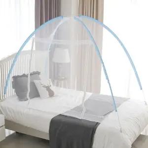 텐트 캐노피 침대 원터치모기장 사각 방충망 1~2인용아기 [m3B6CD7]