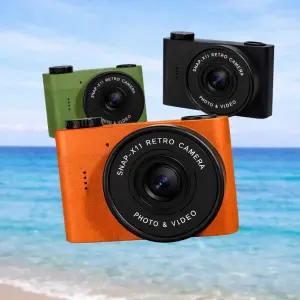 엑스트라 스냅 X11 레트로 초미니 디지털 카메라 8GB 메모리포함 키링캠 초소형 유튜브용 비디오 동영상 브이로그 촬영 빈티지 옛날 디카 여행용 액션캠 바디캠 키즈 어린이 유아 혼카