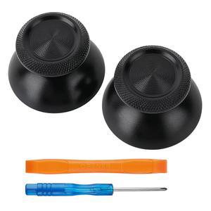 PS5 컨트롤러용 톰신 메탈 엄지스틱 교체 키트 알루미늄 조이스틱 액세서리, 플레이스테이션 5 컨트롤러(블랙)와 호환 가능