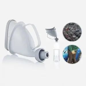 (색상 간이 소변기)남여공용 소변통 휴대용 소변기 차박 캠핑 간이 여행용소변기 휴대용소변기