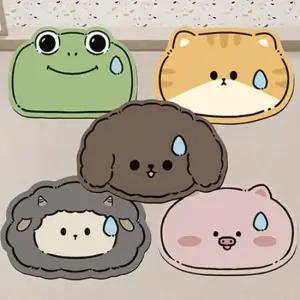 동물그림 규조토 발매트 재사용 습식 화장실 사우나 규조토매트 규조토발매트 발매트주방매트