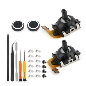 PS5 포털 홀 효과 조이스틱 교체용 PlayStation PS 3D 아날로그 센서 휴대용 스틱 엄지 액세서리 수리 도구(왼쪽 및 오른쪽 조이스틱)