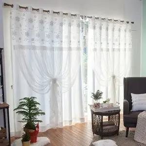 [지나송](온)샤를 웨딩스타일 암막 이중커튼 중형