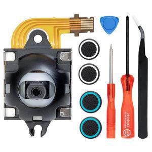 플레이스테이션 포털 PS 콘솔 /PS5 VR2 컨트롤러용 세디코카 1팩 왼쪽 조이스틱 교체 키트, PS5 포털용 아날로그 엄지 스틱 수리 홀 효과 /PSVR2 컨트롤러(왼쪽 조이스