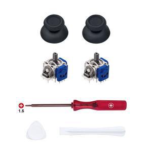 맥바젤 7 in 1 홀 효과 아날로그 조이스틱 수리 키트 PS5 컨트롤러, 2PCS 3D 센서 모듈, Playstation 5 컨트롤러와 호환되는 개방 도구 포함