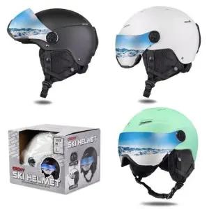 아동스키헬멧 크로니 스키 헬멧 고글 일체형 스노우보드