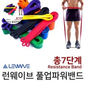 요가용품 샤인빈 라텍스 턱걸이 풀업밴드 근력운동 (7종세트)