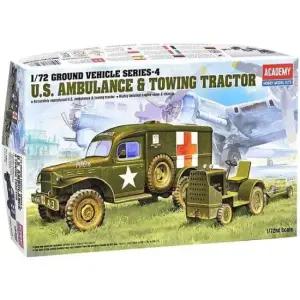 모델킷 조립식 견인차 미군 아카데미과학 구급차 프라모델
