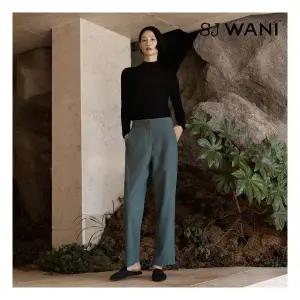 SJ와니 25FW 울 캐시미어 백 밴딩 팬츠 1종 런칭 가격 129,900원 708967