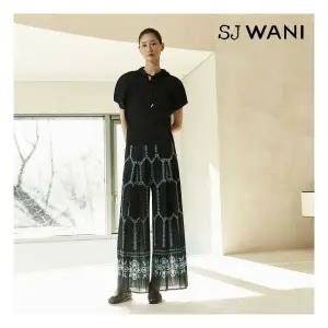 SJ와니 26SS 보헤미안 플리츠 와이드 팬츠 1종 708867
