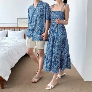 밀로 남녀 커플 비치웨어 썸머룩 SD-240612