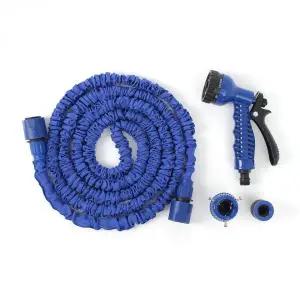 [하프클럽/]매직호스 물호스 고압 신축 호스 블루 7.5M