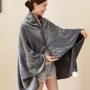 똑딱이 무릎담요 극세사 블랭킷 100X140cm 사무실 캠핑 차량 차박 카페 수험생