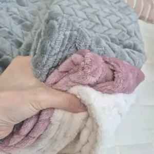 방한 플란넬 수면담요 사무실 무릎 담요 캠핑 차박