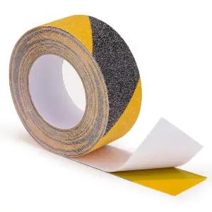 계단 바닥 실내 및 실외용 Anmoofun 미끄럼 방지 테이프 2인치 x 60피트 헤비 듀티 그릿 안전 그립 방수 논