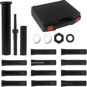 페미본 인라인 다웰 핀 풀러 마스터 세트 효율적인 도구에는 SAE와 메트릭 콜릿이 모두 포함되어 있어 작업