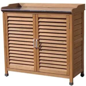 원목 캐비닛 야외 수납함 발코니 창고 농막 정원 마당 보관함 베란다