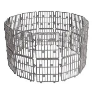 강아지공간분리 반려견 울타리 소형 24개입 다크그레이 분리 펜스 1P