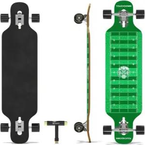 스카트로 드롭 스루 롱보드 스케이트보드 프리라이드 - T-툴 포함