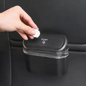 [하프클럽/]푸쉬 미니 휴지통 쓰레기통 차량보관홀더