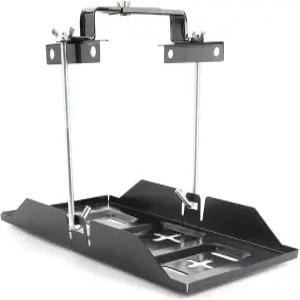 배터리 트레이 클램프 홀드 다운 검은색 축전지 홀더 마운트 브래킷 키트 자동차 액세서리 27cm