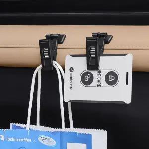 [하프클럽/]집게 커튼고정 후크정리 차량소품 추천템 2p