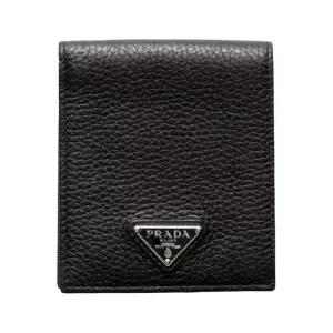 [명품] 26SS 삼각로고 반지갑 블랙 2MO513 2E54 F0002