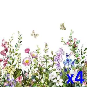 [콩심팥심]TBZ 화장실 인테리어용 포인트 스티커 x4개 카페인테리어