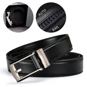 [콩심팥심]TBZ 남성용 소가죽 오토버클 클래식 벨트 남성벨트 허리띠