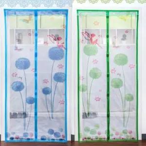 현관문모기장 일체형 민들레 모기장 문발 방문(폭 방충망 90cm)