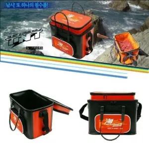 2단 밑밥통 40리터 대용량 바케스 밑밥통 낚시가방 두레박