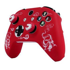 One용 R N 컨트롤러 스킨 미끄럼 방지 실리콘 커버 보호 케이스 1 무선/유선 게임패드 과 호환되며 귀여운 그립 캡 2개가