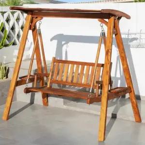 야외 원목 그네 스윙체어 흔들의자 테라스 펜션 흔들그네