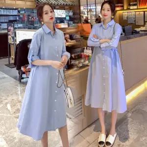 임부복 모닝셔츠 원피스 임산부      RAM