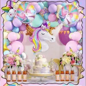 TBZ 러블리하고 귀여운 유니콘 동물 다양한 풍선 파티용품