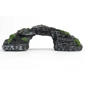 [셀러에이드]TBZ 바위 터널형 인조 은신처 장식(14.5x4cm)