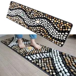 발바닥 지압판 대형 긴사이즈 발지압 자갈 매트 발판 실내맨발걷기 발가락마사지