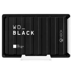 Xbox용 WD_BLACK 12TB D10 게임 드라이브 - 데스크톱 외장 하드 HDD(7200 RPM), 1개월 Xbox 패스 WDBA5E0120HBK-NESN