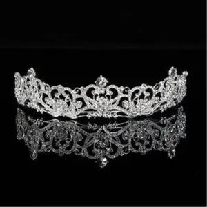 [오너클랜]TBZ 화려한 셀프웨딩 티아라 실버 생일왕관 공주머리띠