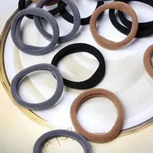 [오너클랜]TBZ 튼튼한 통통 머리끈 60p세트 3색 예쁜머리끈 데일리룩