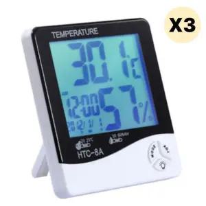 아홈디 온도계 습도계 온습도계 탁상용 벽걸이용 X3개