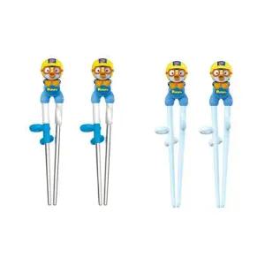 유아 연습용 젓가락 교정용 1단계 뽀로로 세트