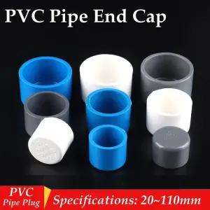 5 개/몫 20 25 32mm PVC 파이프 엔드 캡 커넥터 정원 관개 농장 액세서리 어댑터에 대 한 물 플러그 튜브