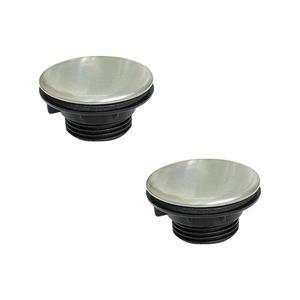 2개 스테인리스 스틸 주방 싱크대 수도꼭지 구멍 커버 스틸(직경 1.2~1.6인치)