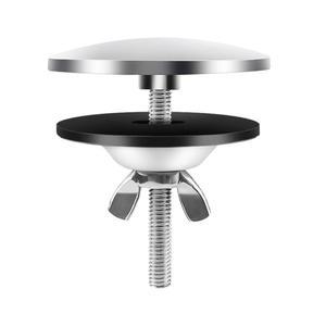 2인치 주방 싱크대 구멍 커버, 수도꼭지 커버 스테인리스 스틸 세면대 탭 플레이트 스토퍼, 밀폐 장식 커버(실버)