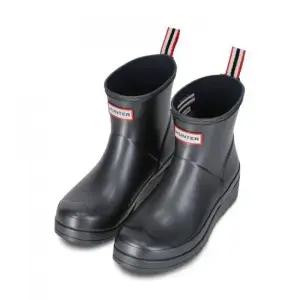 헌터 [WOMEN] 플레이 숏 네뷸라 레인부츠 - 그레이 460653