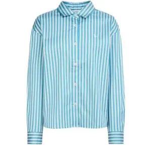 헤지스 레이디스 루즈크랍 런던 스트라이프 셔츠 HSSH6BC22 469451