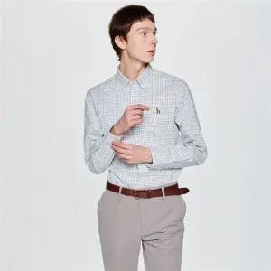 헤지스 남성 윈도우 체크 긴팔셔츠 HZSH5C402E2 467809