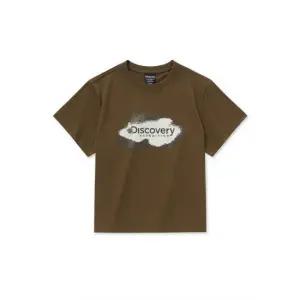 디스커버리익스페디션 프레시벤트 여성 크롭 워싱 그래픽 반팔티셔츠 DBROWN 469902