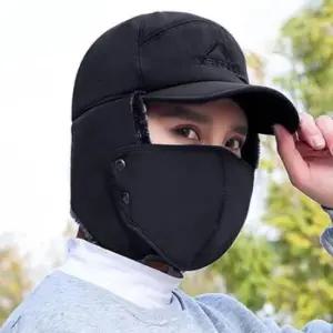 패딩모자 탈부착 마스크캡모자 안감털기모 방한 모자 서플렉스